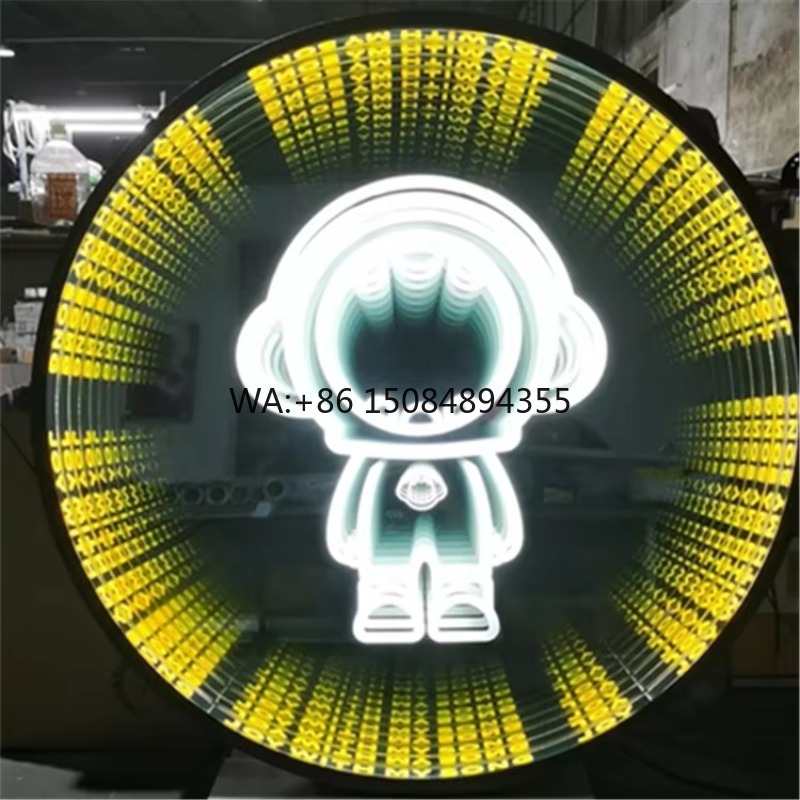 Decorative Mirror - Özelleştirilebilir 3D LED Sonsuz Ayna Tabelası