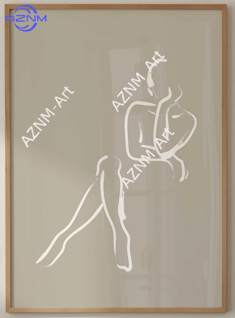 1/2 Adet Nötr Kadın Figürlü Du - Abstract Canvas Set incelemesi ve fiyatı