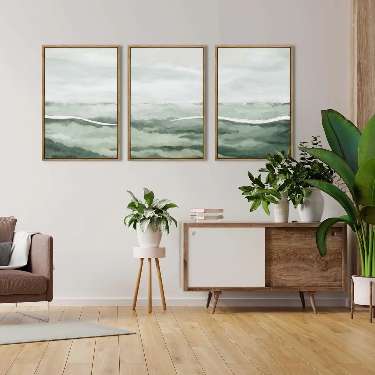 3 adet/takım tuval adaçayı yeş - Abstract Canvas Set incelemesi ve fiyatı