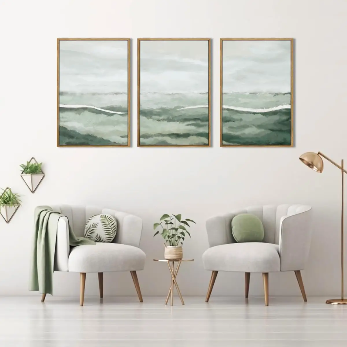 3 adet/takım tuval adaçayı yeş - Abstract Canvas Set incelemesi ve fiyatı