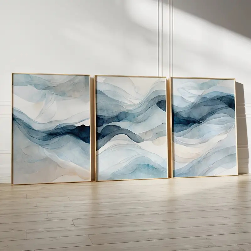 3 adet/takım Modern Soyut Laci - Abstract Canvas Set incelemesi ve fiyatı