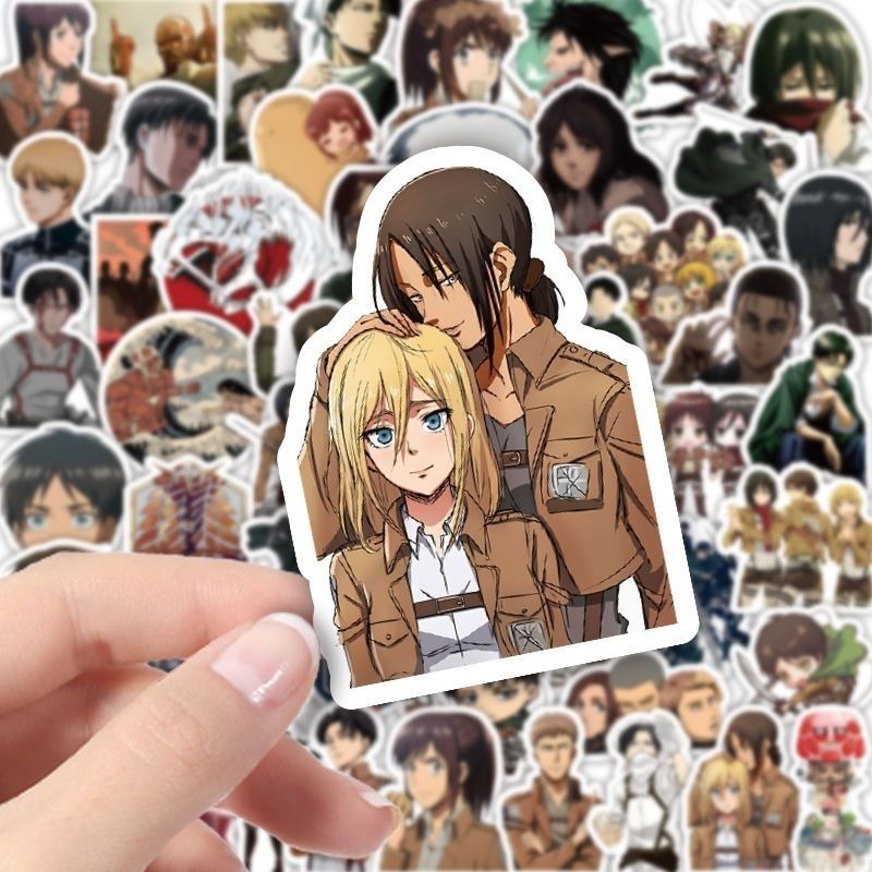 60 adet Titan Anime çıkartmala - Wall Sticker incelemesi ve fiyatı