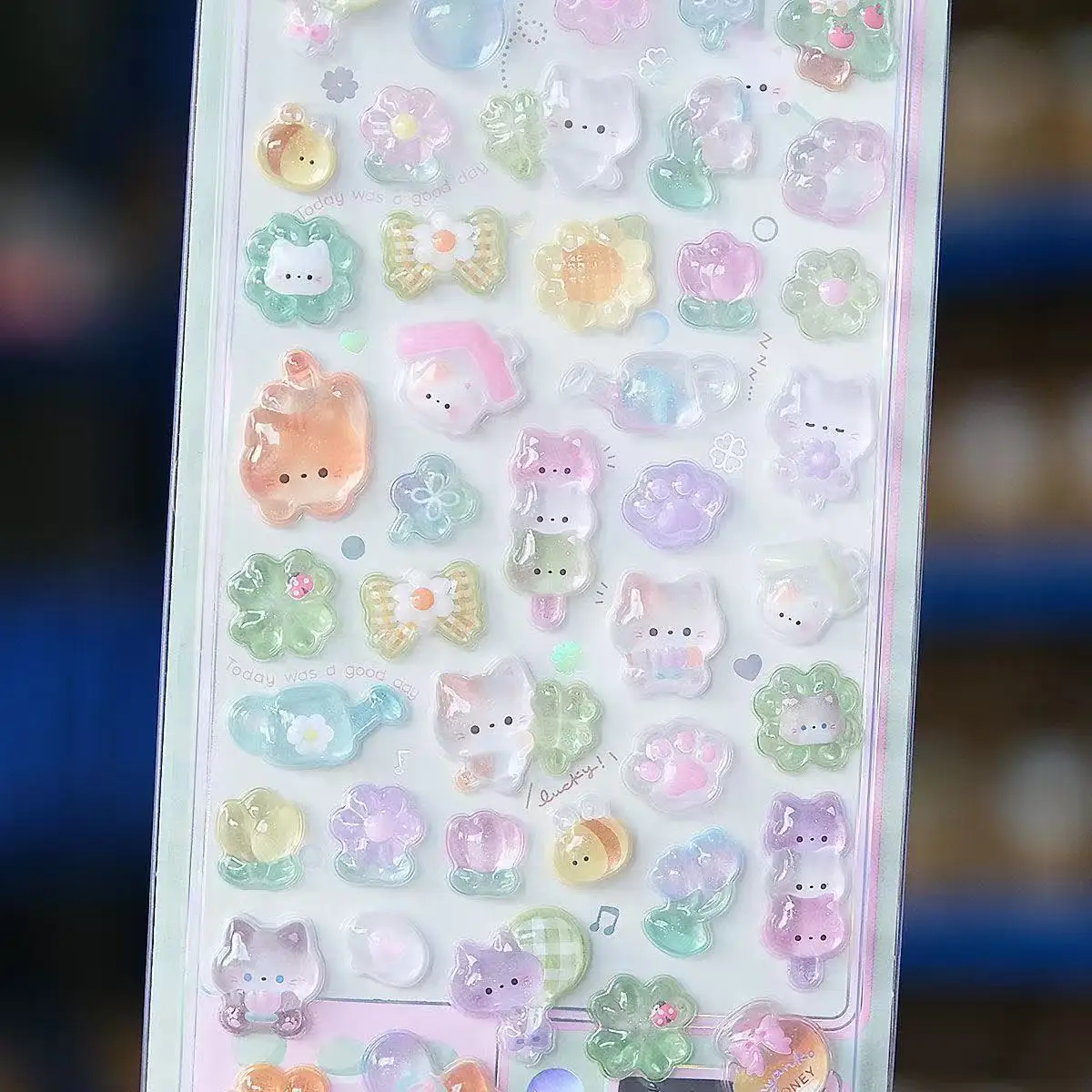 =-=2027Kawaii 3D Jöle Reçine Ç - Wall Sticker incelemesi ve fiyatı