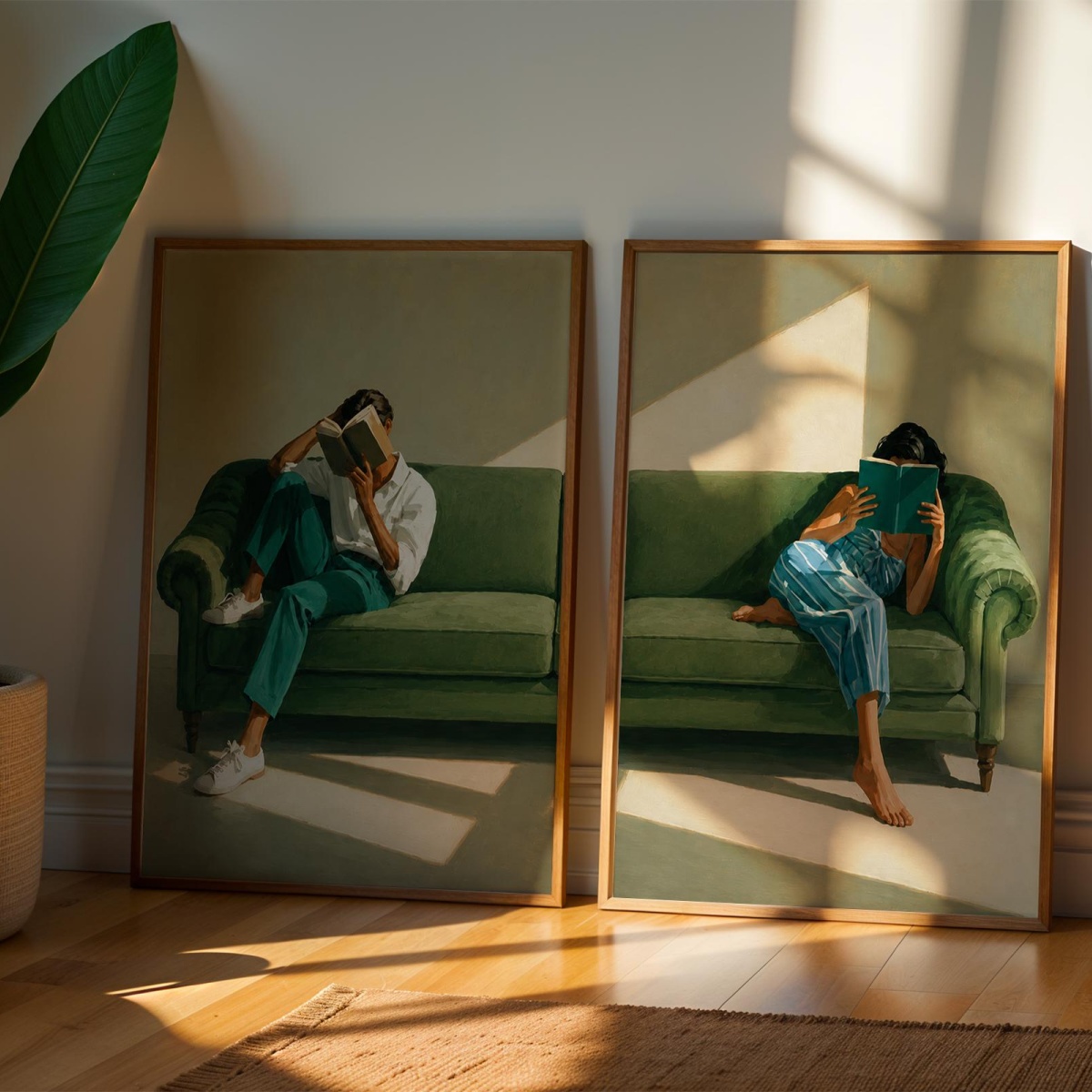 2 adet/set, Kadın Figürlü Tuva - Abstract Canvas Set incelemesi ve fiyatı