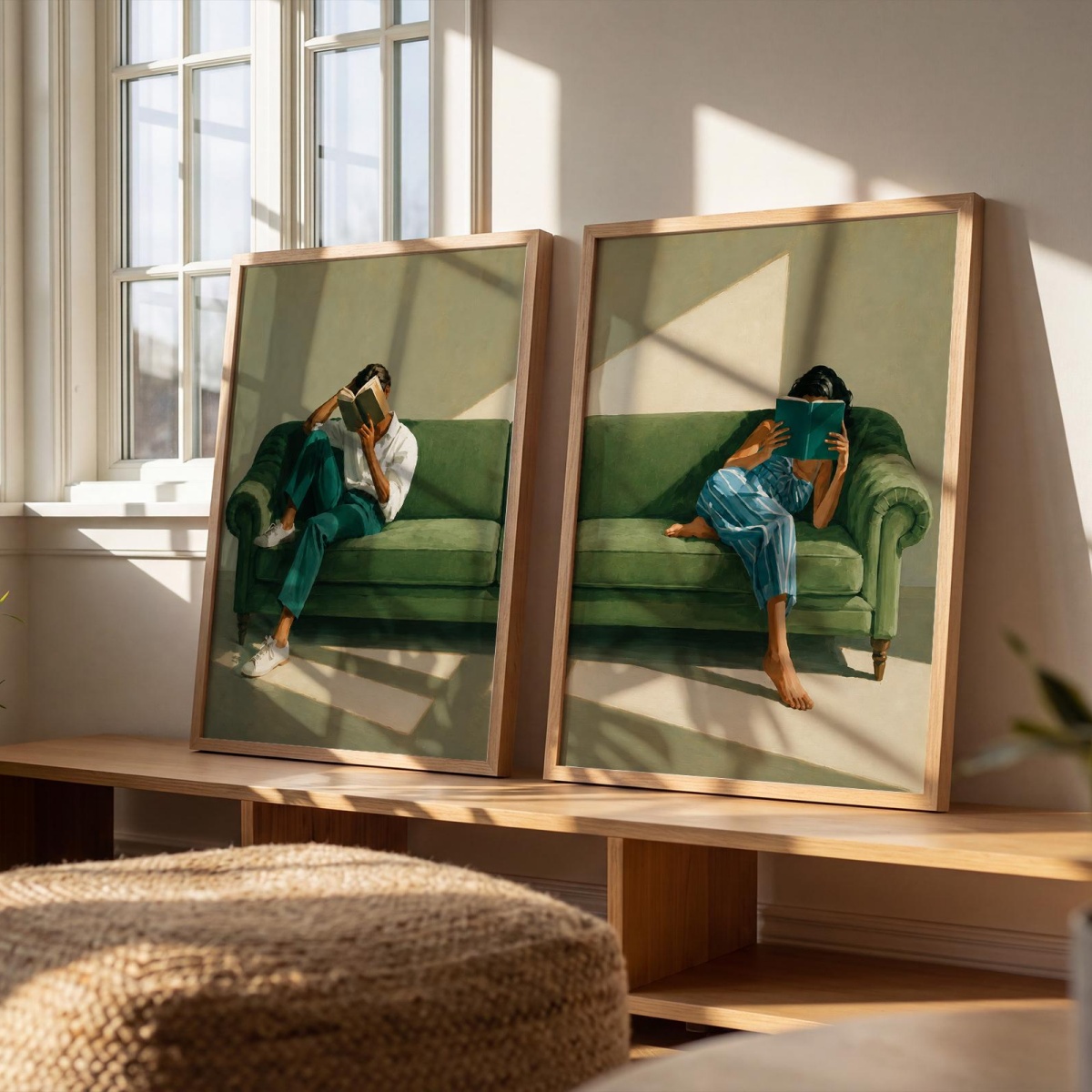 2 adet/set, Kadın Figürlü Tuva - Abstract Canvas Set incelemesi ve fiyatı