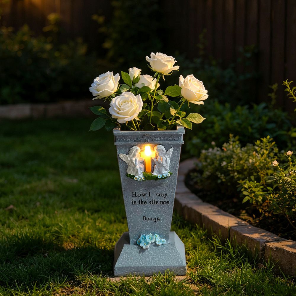 Reçine Güneş Enerjili Haç Şekl - Vase Decor incelemesi ve fiyatı